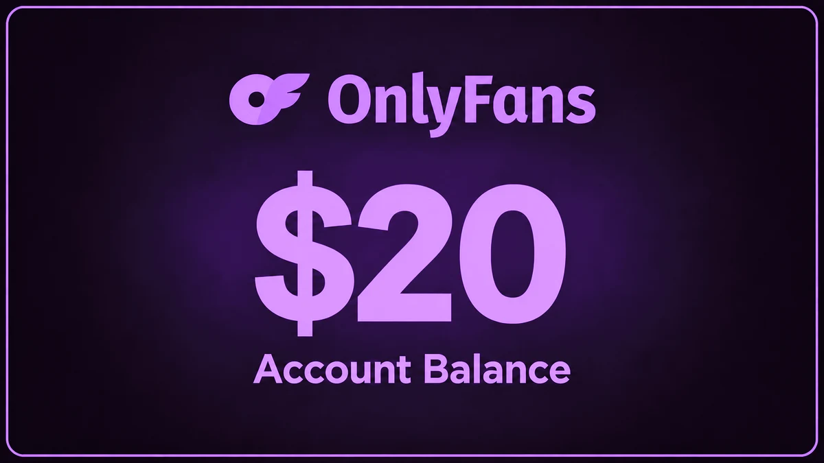 OnlyFans Balance $20